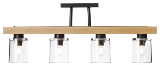 Prisadený luster RUSTIC RADIANCE 4xE27/60W/230V