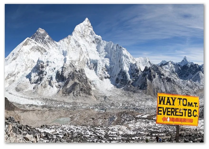 Fotoobraz na skle Hora Everest pl-osh-100x70-f-95403149