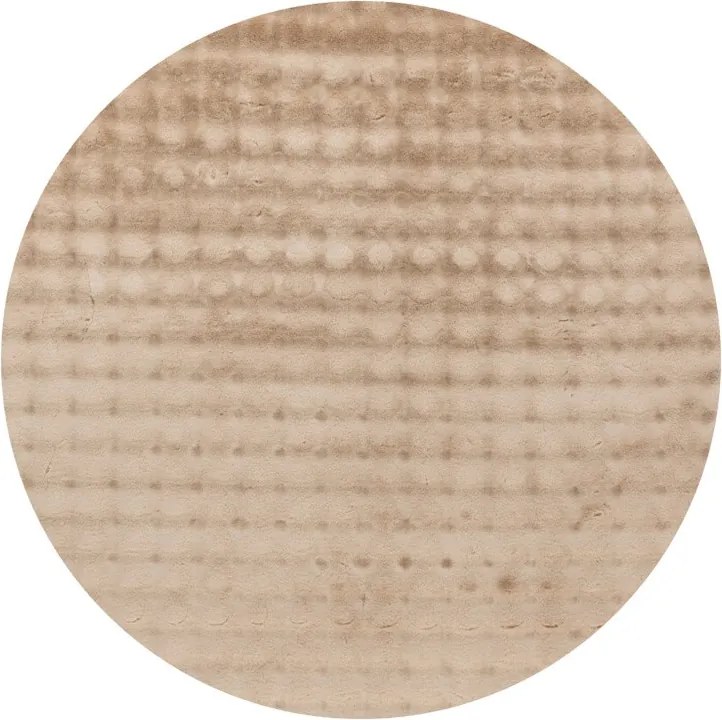 Obsession, Kusový koberec My Aspen 485 beige kruh, 200x200 (priemer) kruh, béžová, obývacia izba