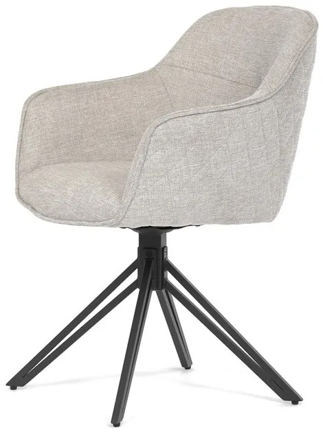 Autronic BONTEC Jedálenská stolička, béžová, látka, HC-533 CRM2 Farba: Béžová