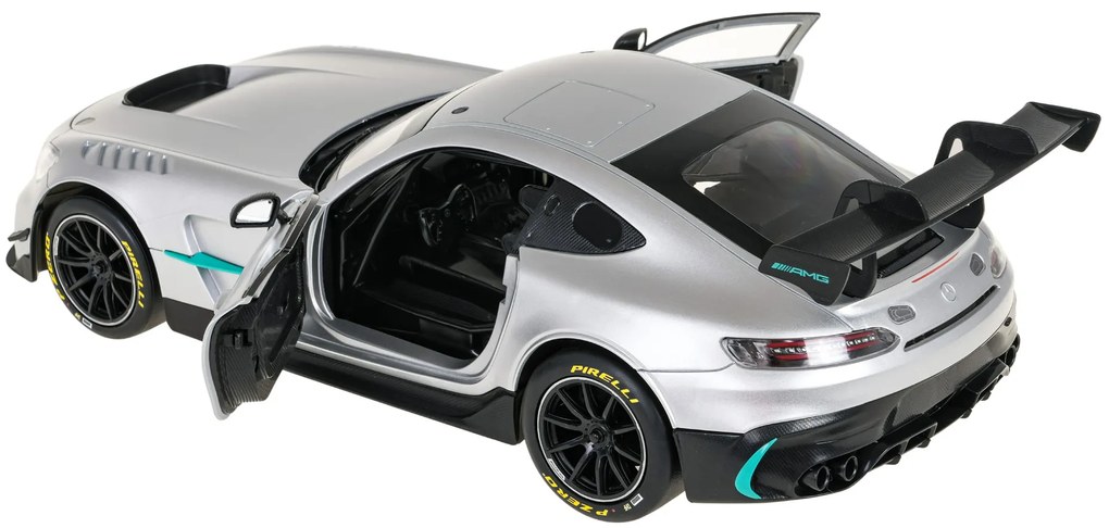 Auto na diaľkové ovládanie R/C Mercedes-AMG GT2 sivý 1:14 RASTAR