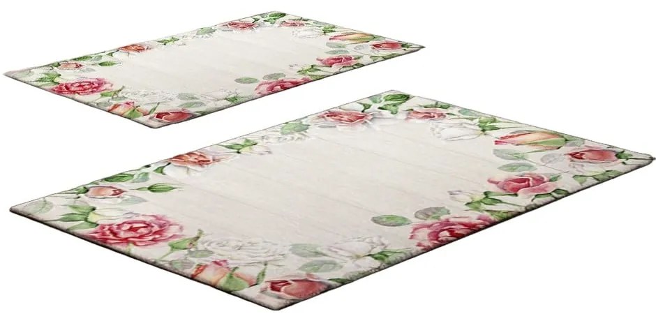 Kúpeľňové predložky v súprave 2 ks 60x100 cm – Foutastic
