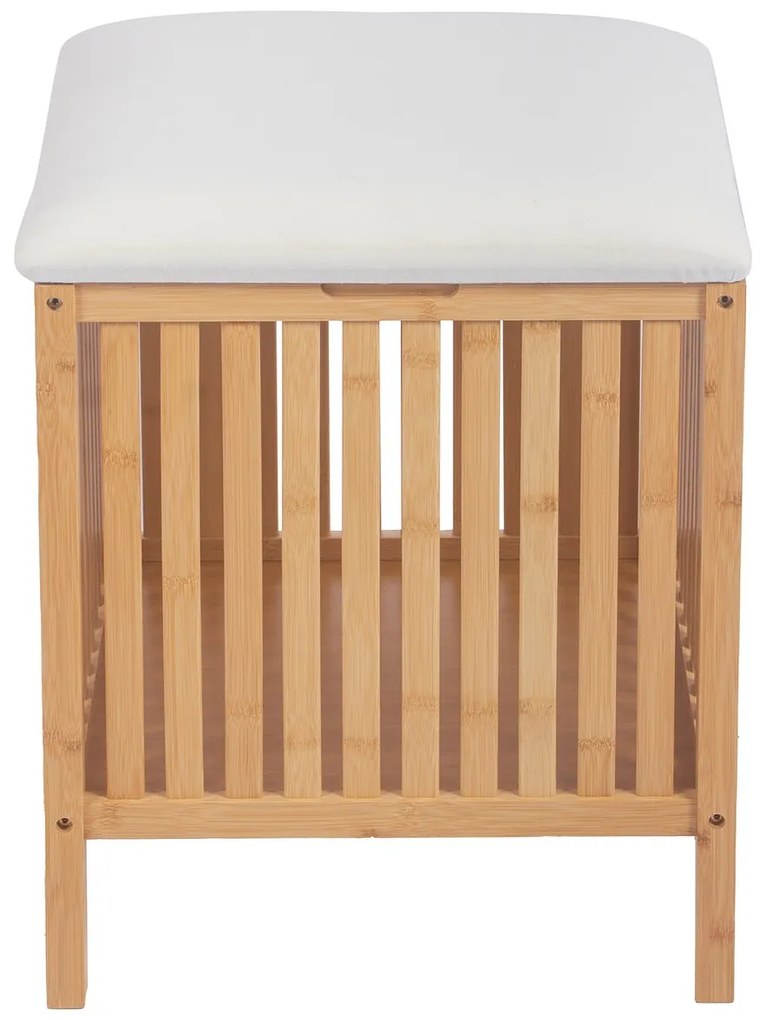 Taburet s úložným priestorom B066 NAT, bambus