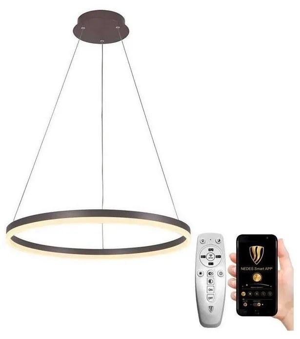 NEDES LED Stmievateľný luster na lanku LED/42W/230V 3000-6500K + diaľkové ovládanie ND3435