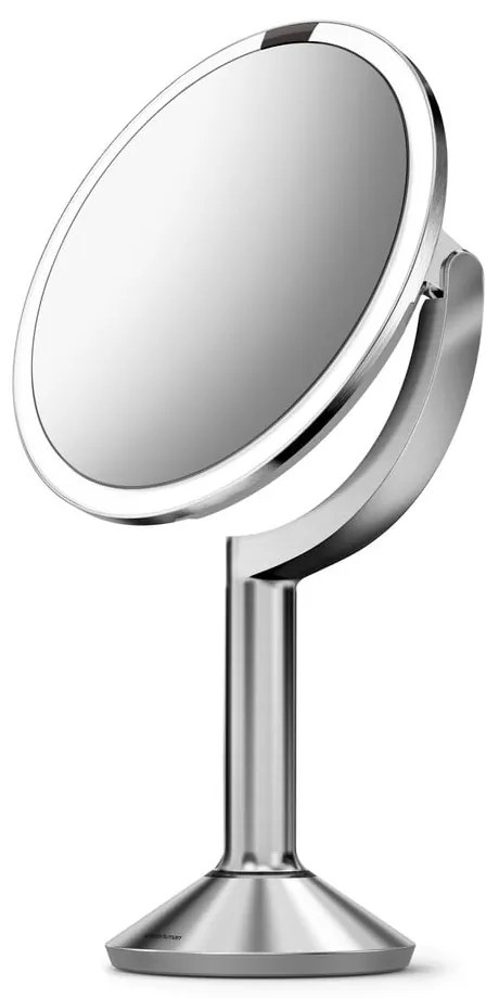Kozmetické zrkadlo s osvetlením/zväčšovacie (5x) ø 20 cm Sensor Trio – simplehuman