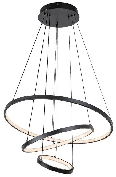 Rabalux 72346 - LED stmievateľný luster na lanku BELIZA LED/90W/230V 3000-6500K s diaľkovým ovládaním