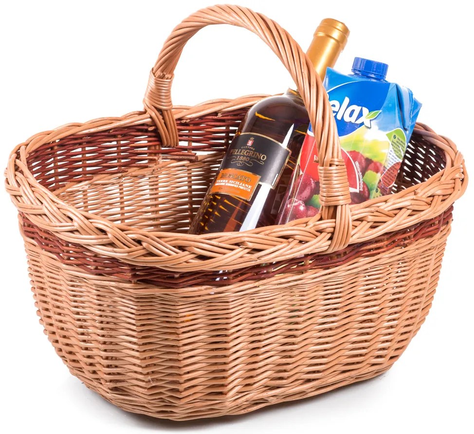 Nákupný kôš prútený Mama III.š. 37 x hl. 29 x v. 20/31(cm)