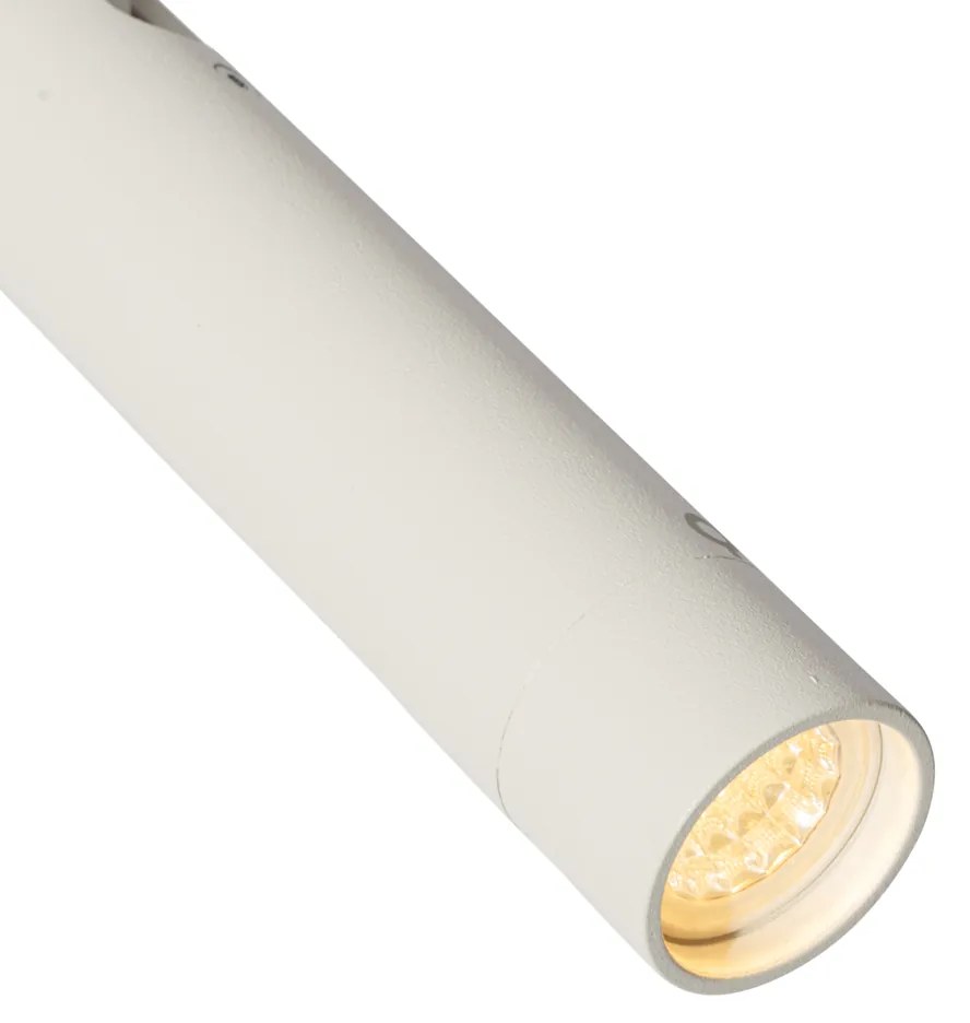 Moderný koľajnicový systém s 6 bielymi bodovými svetlami 1-fázový - Slimline Uzzy