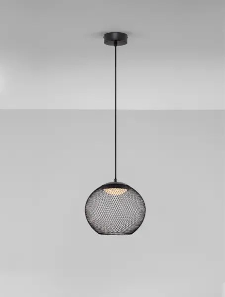 LED čierne dizajnové svietidlo Kinetic 30