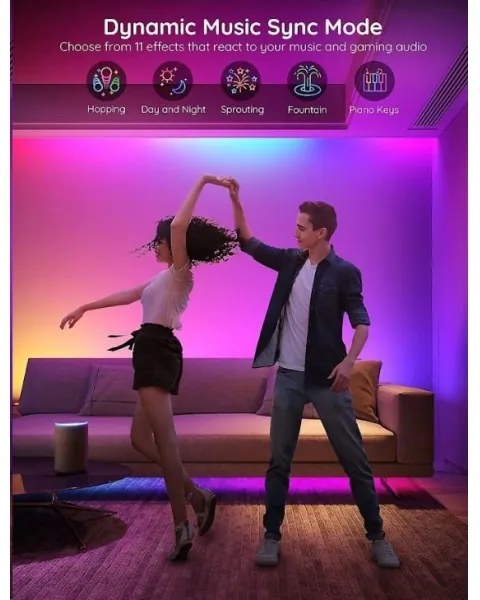 Govee - Wi-Fi RGBIC PRO Smart LED pásik 10m