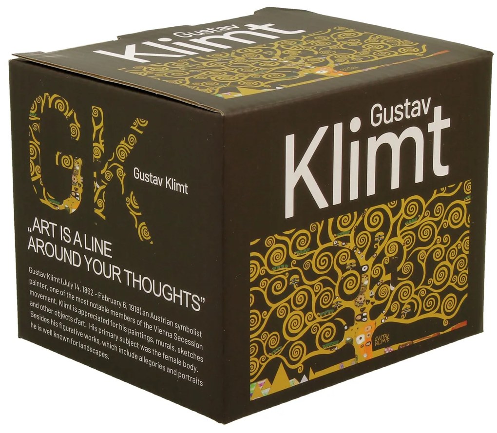 Porcelánový hrnček Klimt Tree Of Life 430 ml