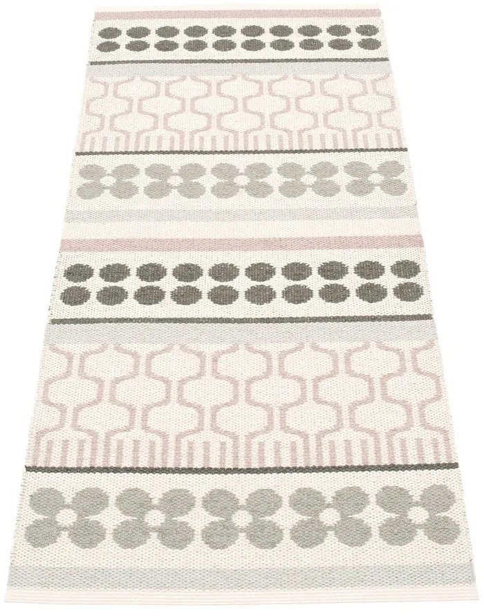 Svetloružovo-sivý vnútorný a vonkajší behúň 70x180 cm Asta Pale Rose – Pappelina