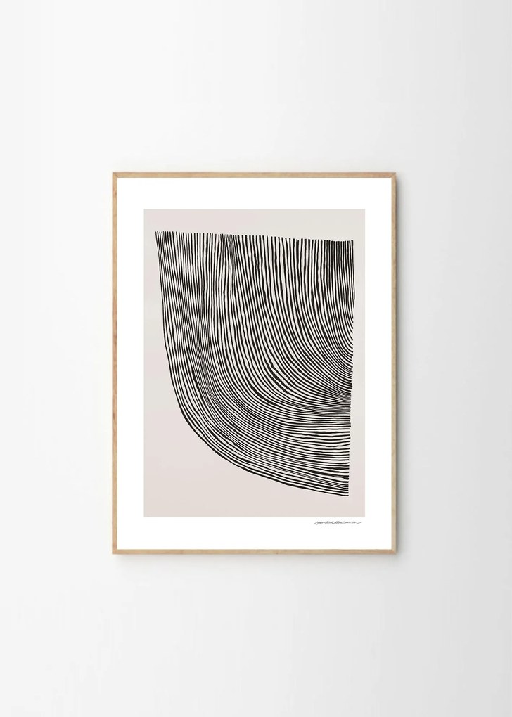 The Poster Club Plagát Curves by Leise Dich Abrahamsen 50x70 cm