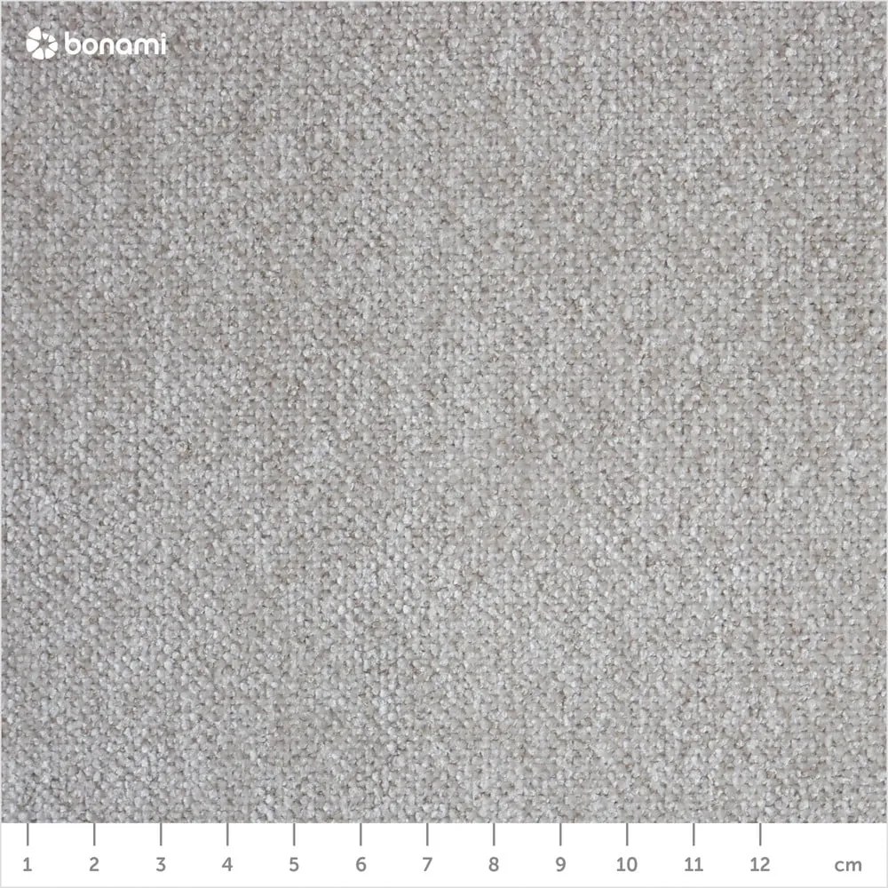 Béžová čalúnená jednolôžková posteľ s úložným priestorom s matracom 90x200 cm Avela – Bonami Selection