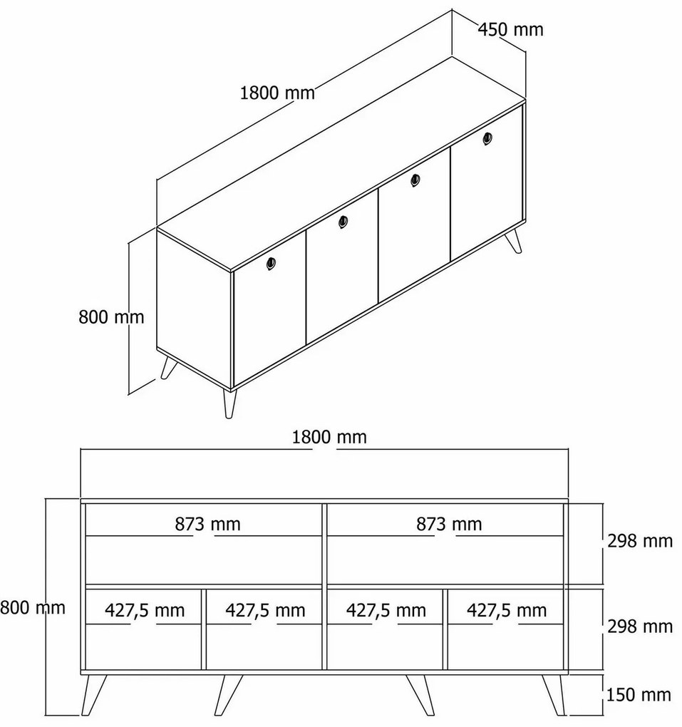 Skrinka Elite Walnut 2