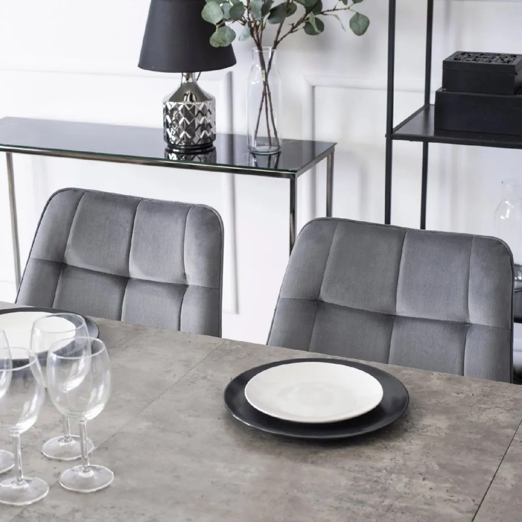 PROXIMA.store - Okrúhly stôl LUKAS FARBA: sivá