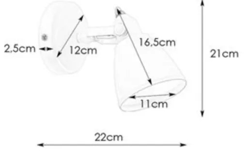 Markslöjd 108084 - Kúpeľňové nástenné svietidlo FJÄLLBACKA 1xG9/20W/230V IP44