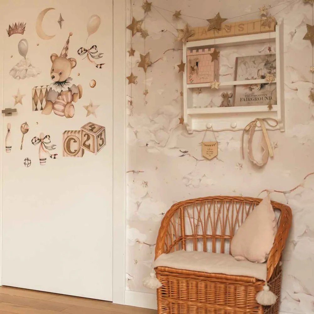 Tapeta kúzelnej labute béžovej 280x100 cm