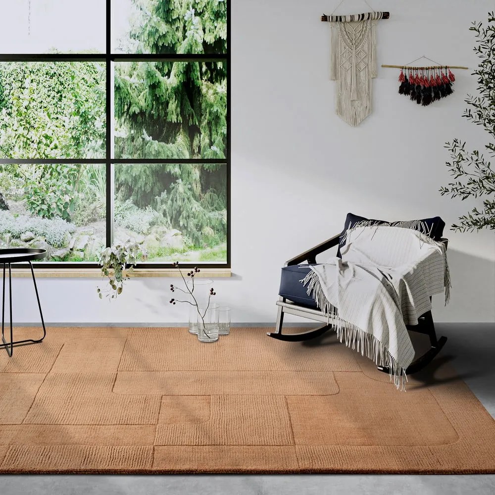 Hnedý ručne tkaný vlnený koberec 160x230 cm Charlotte – Villeroy&amp;Boch