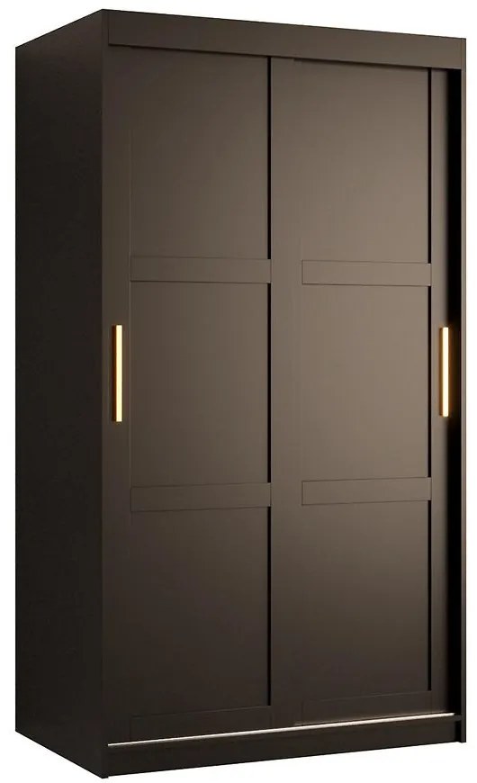 Skriňa Amiro 1 100 čierna/čierna