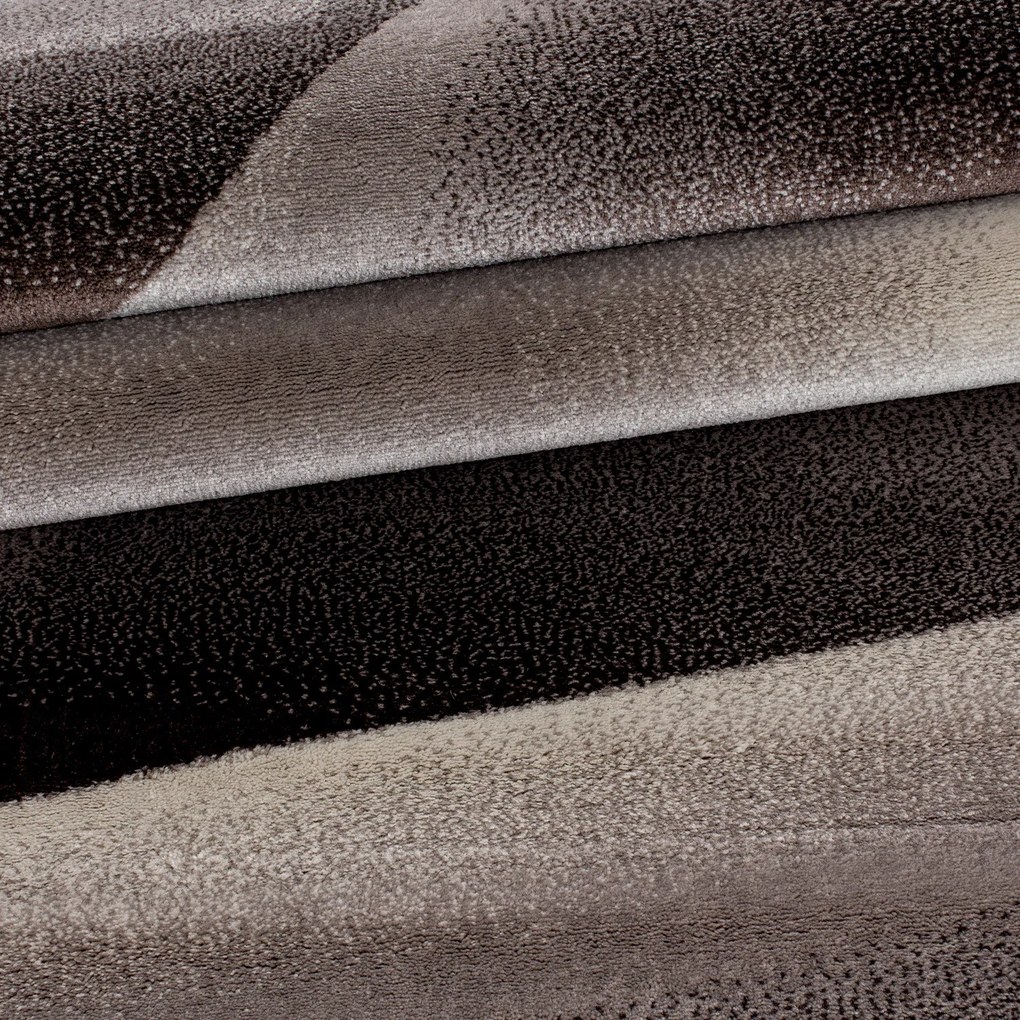 Ayyildiz, Kusový koberec Miami 6590 brown, 80x150, hnedá, kancelária
