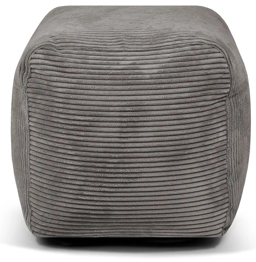 Hnedý menčestrový sedací vak Plus 50 Lounge – SLOWDOWN