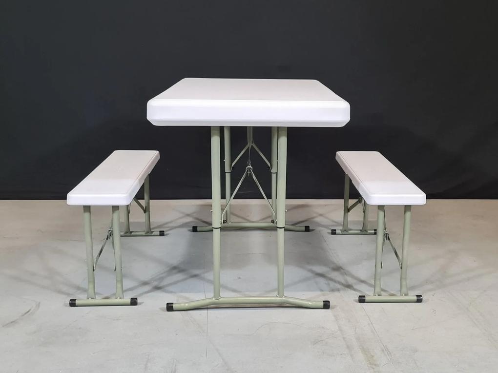 Malý skladací set - stôl a lavice