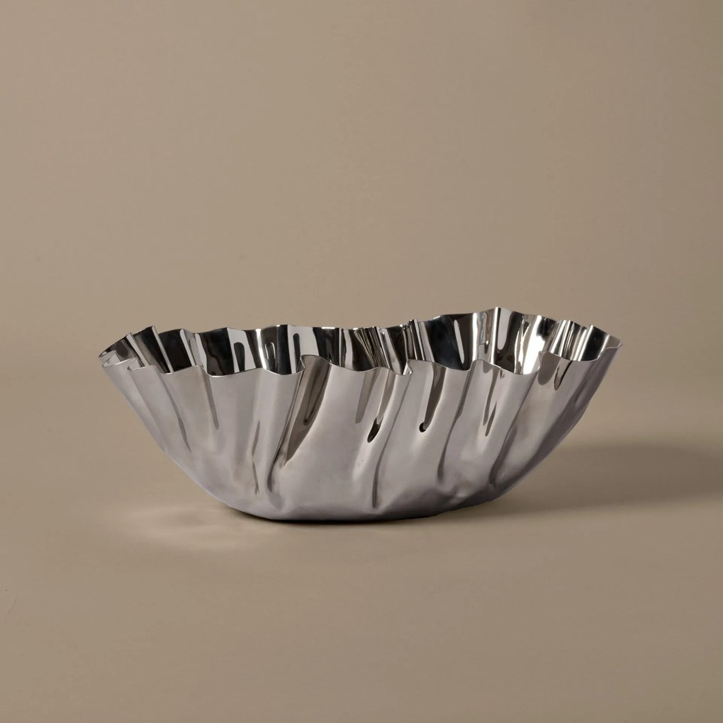 Ferm Living Dekoratívna misa Tydra Mirror Polished 29 cm