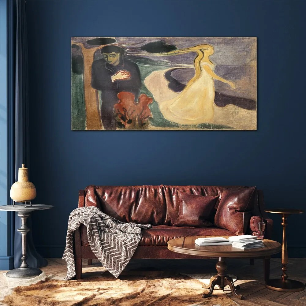 Skleneny obraz Separácia edvard munch