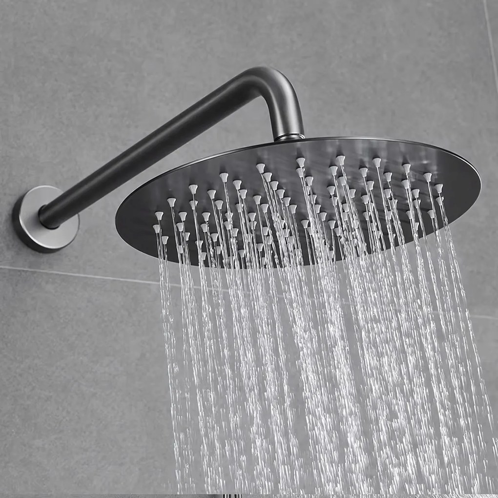 Rea Lungo, podomietkový vaňovo-sprchový set + BOX, grafitová, REA-P6380