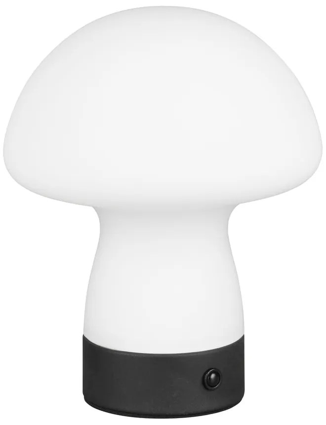 Matne biela LED stolová lampa so skleneným tienidlom (výška 18 cm) Dooley – Trio