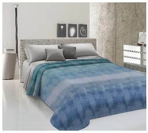Prikrývka na posteľ Dúha modrá Made in Italy