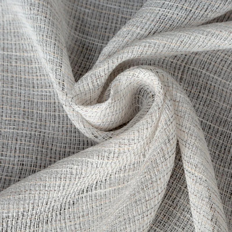 EUROFIRANY záves v ekologickom štýle 140 cm x 270 cm prírodná 100% polyester Rozmer varianty: 140 cm x 250 cm, Farba varianty: Béžová