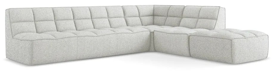 Krémovobiela modulárna rohová pohovka (variabilná) Kalai – Makamii