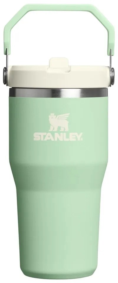 Šalviová zelená termoska z nehrdzavejúcej ocele 600 ml IceFlow™ Flip Straw 2.0 Tumbler Pistachio – Stanley
