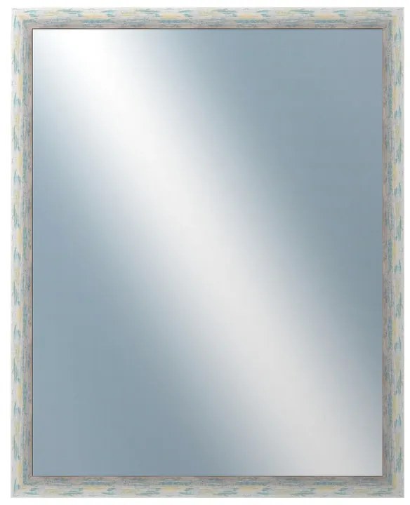 DANTIK - Zrkadlo v rámu, rozmer s rámom 80x100 cm z lišty PAINT zelená veľká (2964)