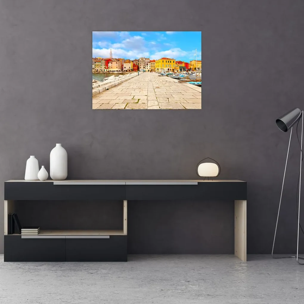 Obraz - Staré istrijské mesto v Poreči, Chorvátsko (70x50 cm)