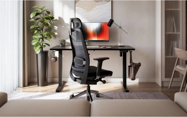 Elektrický výškovo nastaviteľný stôl Mark Adler Leader 7.3 čierny