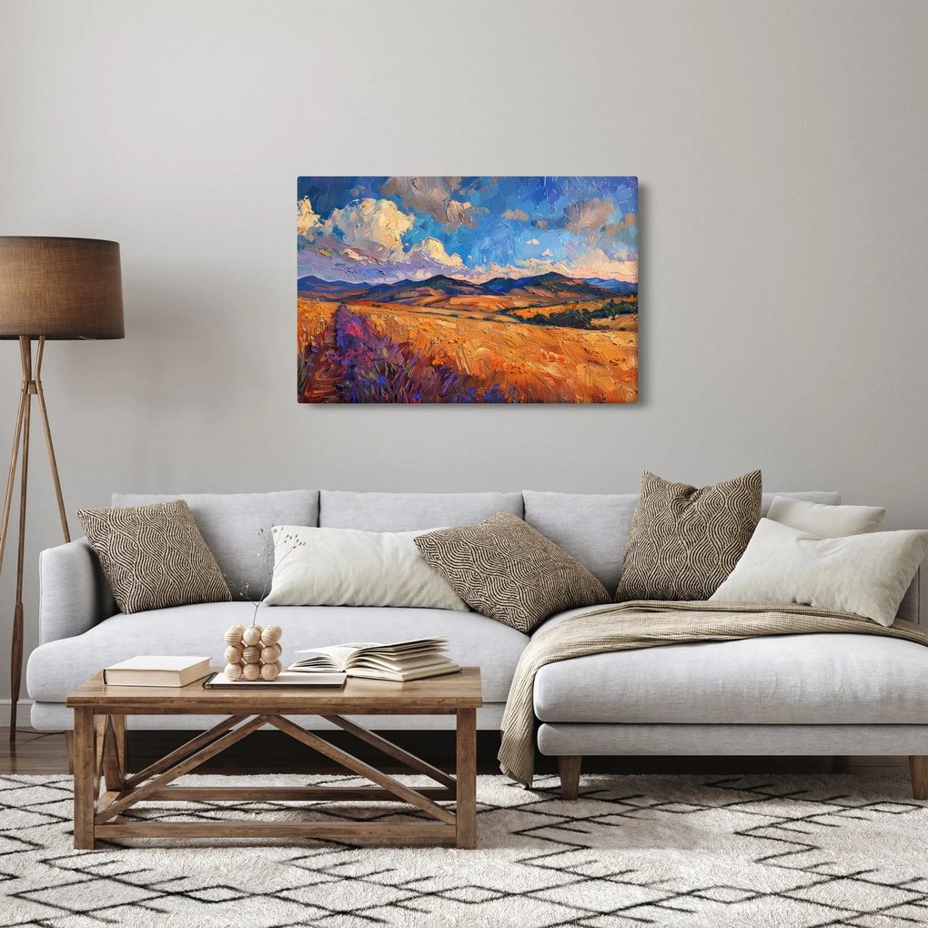Obraz - Olejomaľba krajiny (90x60 cm)