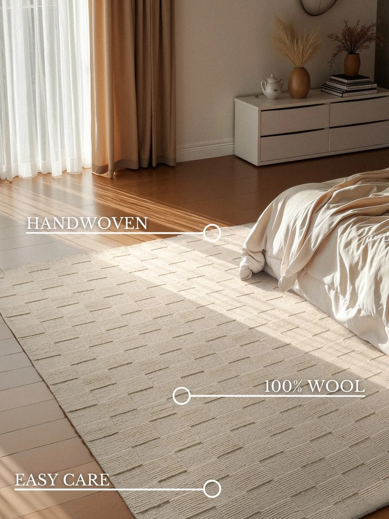 Villeroy & Boch Kusový koberec Scala 106265 White, 120x170, biela, obývacia izba
