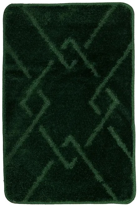 Sada kúpeľňových koberčekov MORENO tmavozelená