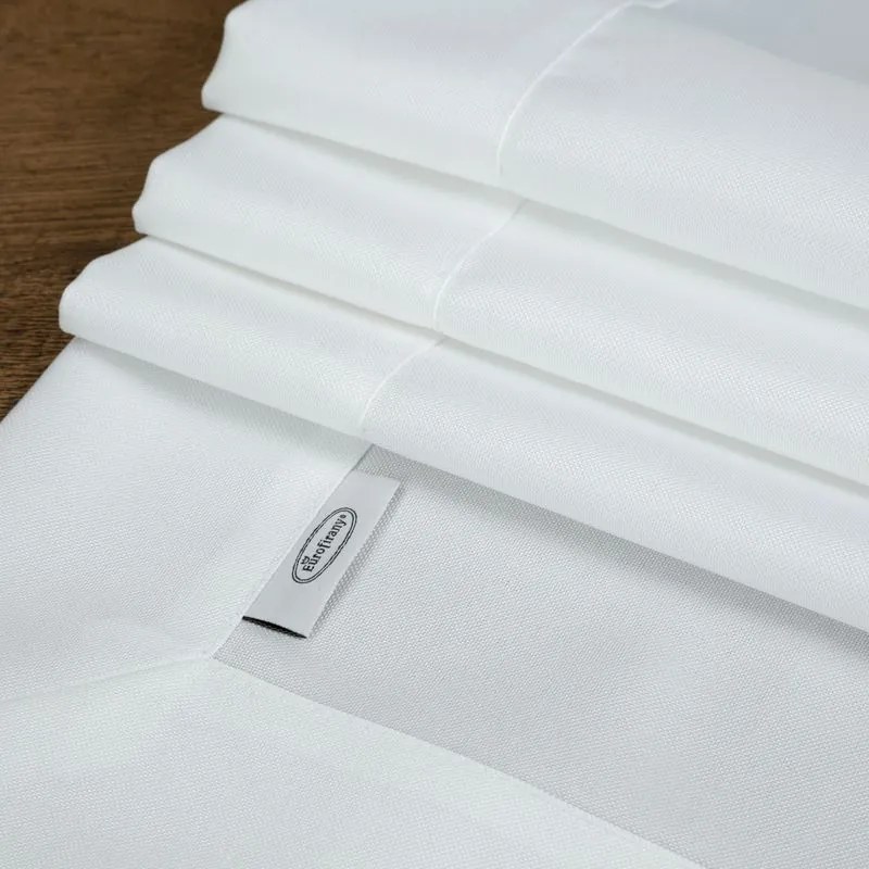 Vodoodpudivý behúň na stôl Aleksa 40 × 180 cm – biely