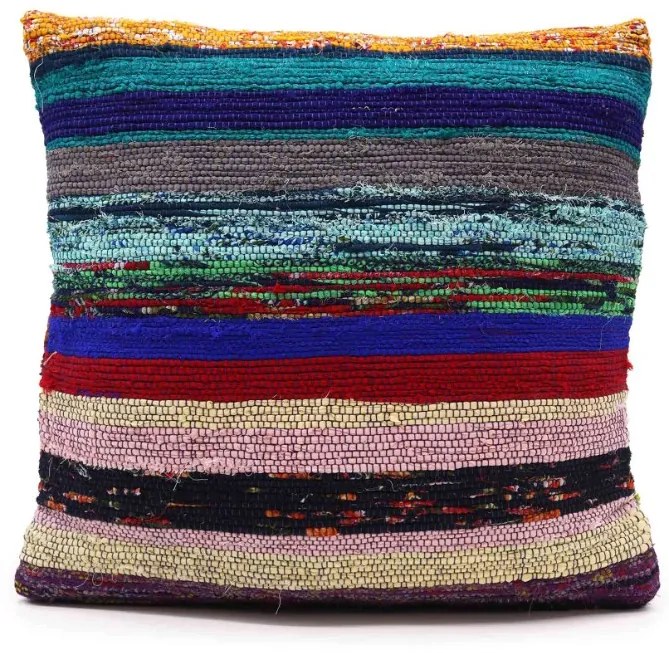 Patchworková Obliečka na Vankúš - 40x40cm - Uhľovo Sivá