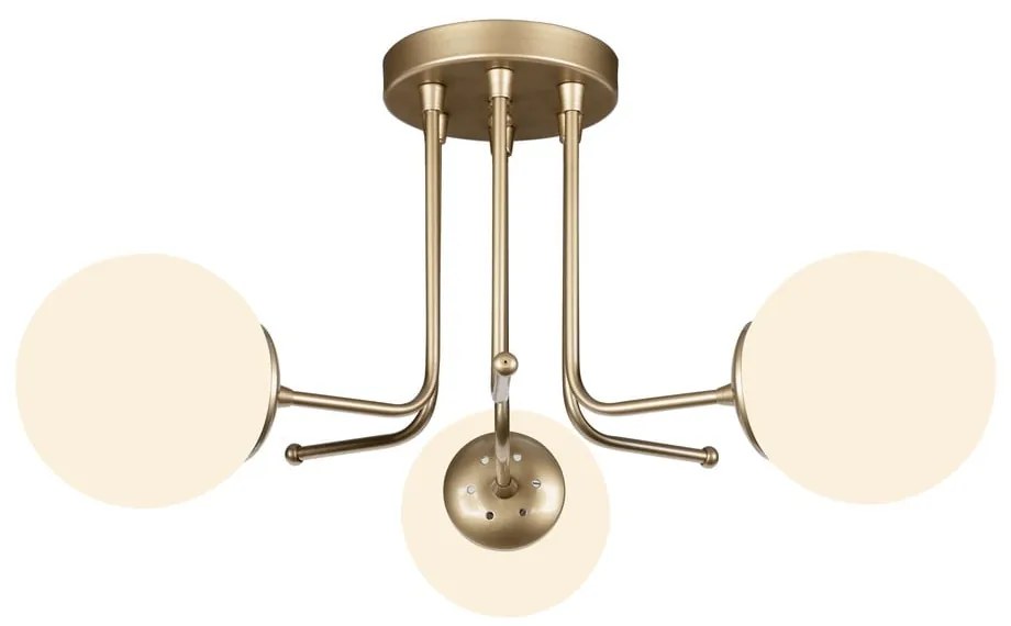 Stropné svietidlo v zlatej farbe Squid Lighting Star, výška 34 cm