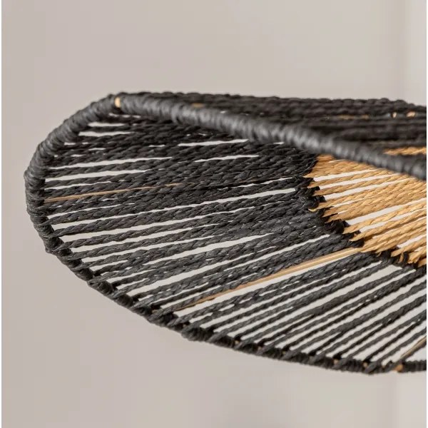 Brilagi - LED luster na lanku CERIA BOHO 1xE27/40W/230V pr. 80 cm čierna/hnedá