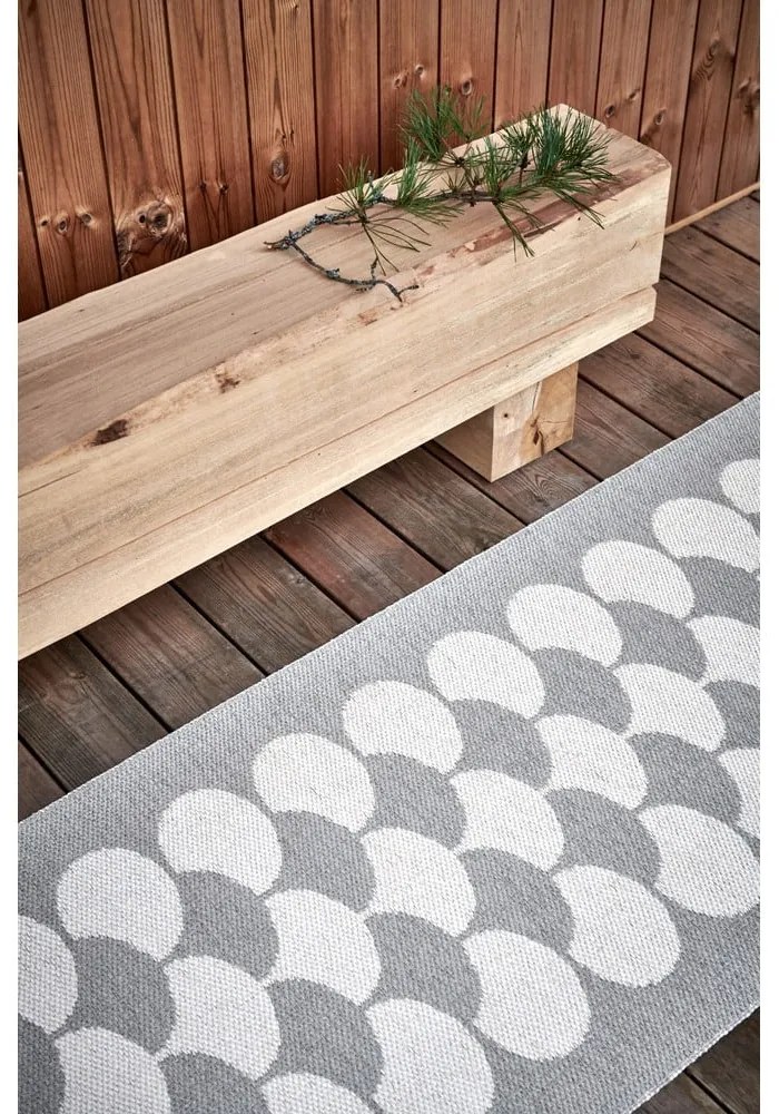 Krémový vnútorný a vonkajší behúň 70x150 cm Poppy Linen – Pappelina