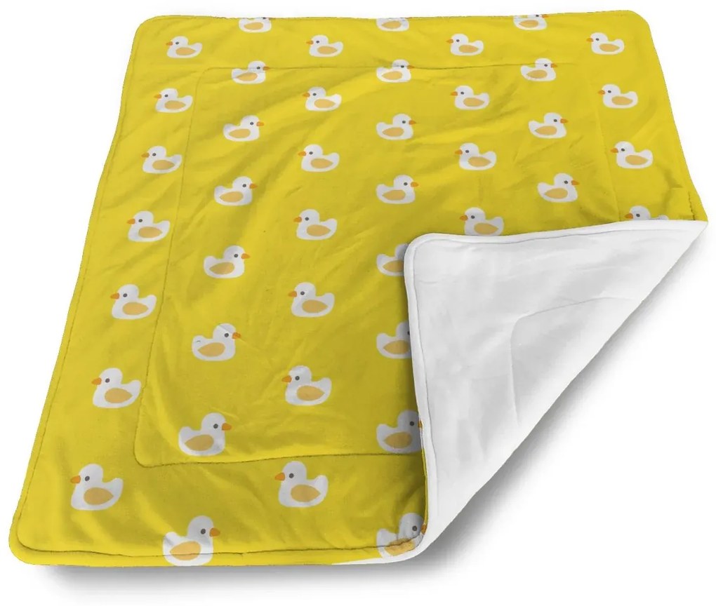 Sablio Deka pre bábätko Biele kačičky - 90x120 cm