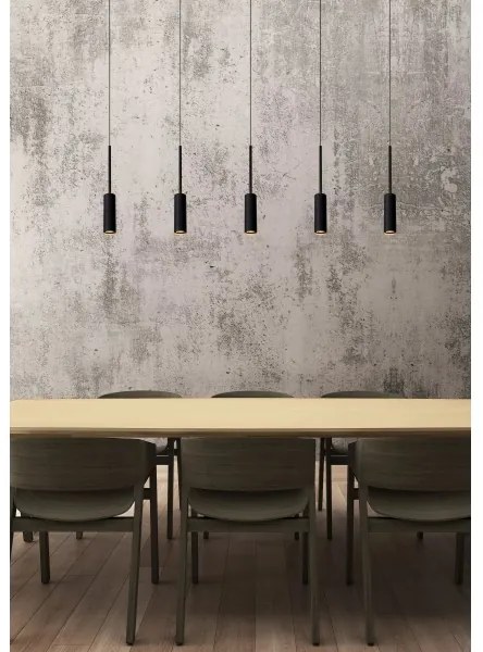 Lucide 24401/35/30 - LED Luster na lanku TUBULE 5xLED/7W/30V