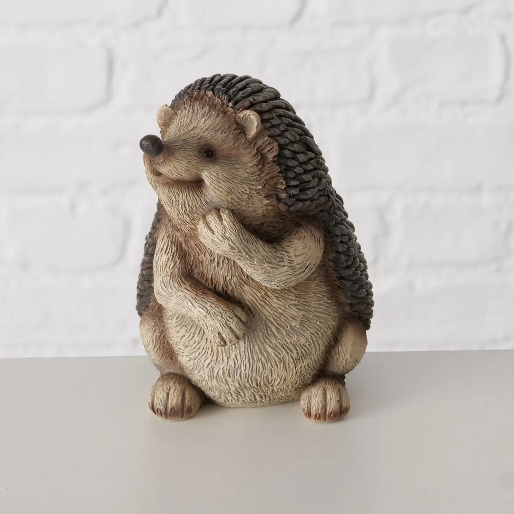 Záhradná figúrka z polyresinu Maggy, sada 2ks, 12 cm, hnedá