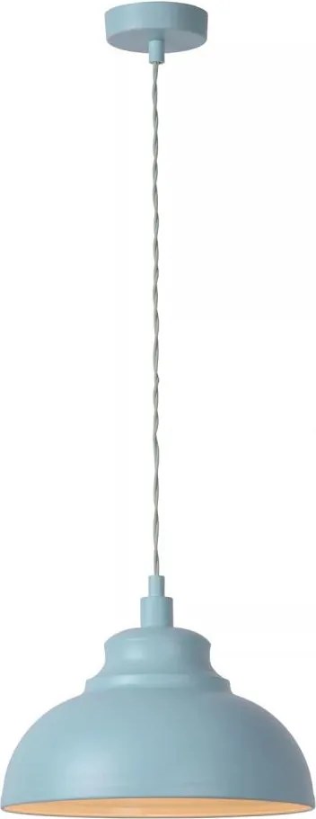 Lucide 34400/29/68 - Závesné svietidlo ISLA 1xE14/40W/230V modrá